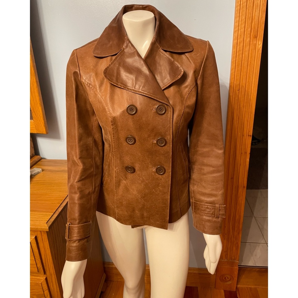 Ladies Faux leather jacket
